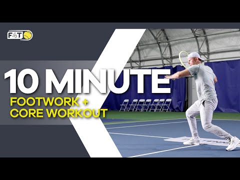 Quick Court Boost! 10-Minute Tennis Footwork & Core Workout