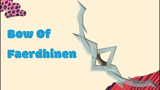 How to Make a Bow Of Faerdhinen + Crystal Armor