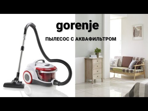 Gorenje dulkių siurblys VCEB01GAWWF Su vandens filtravimo sistema, Baltas/ Raudona, 800 W, 3 L, video
