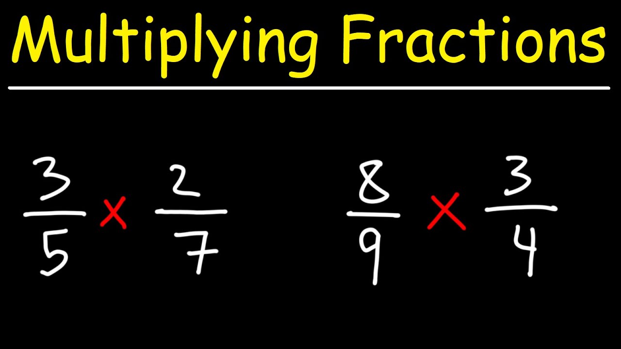 Multiplying Fractions - GED Math