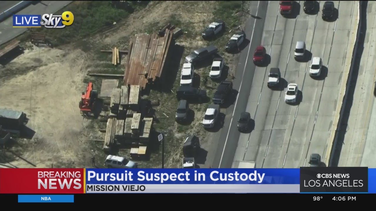 Police take possible kidnapping suspect into custody after pursuit