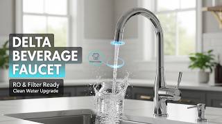 Delta Beverage Faucet Review | Best Faucet for RO & Filtered Water Systems!