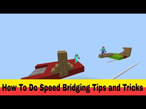 DarkVoidGaming  - How To Do Fast Bridging In Minecraft [ Tips and tricks ]