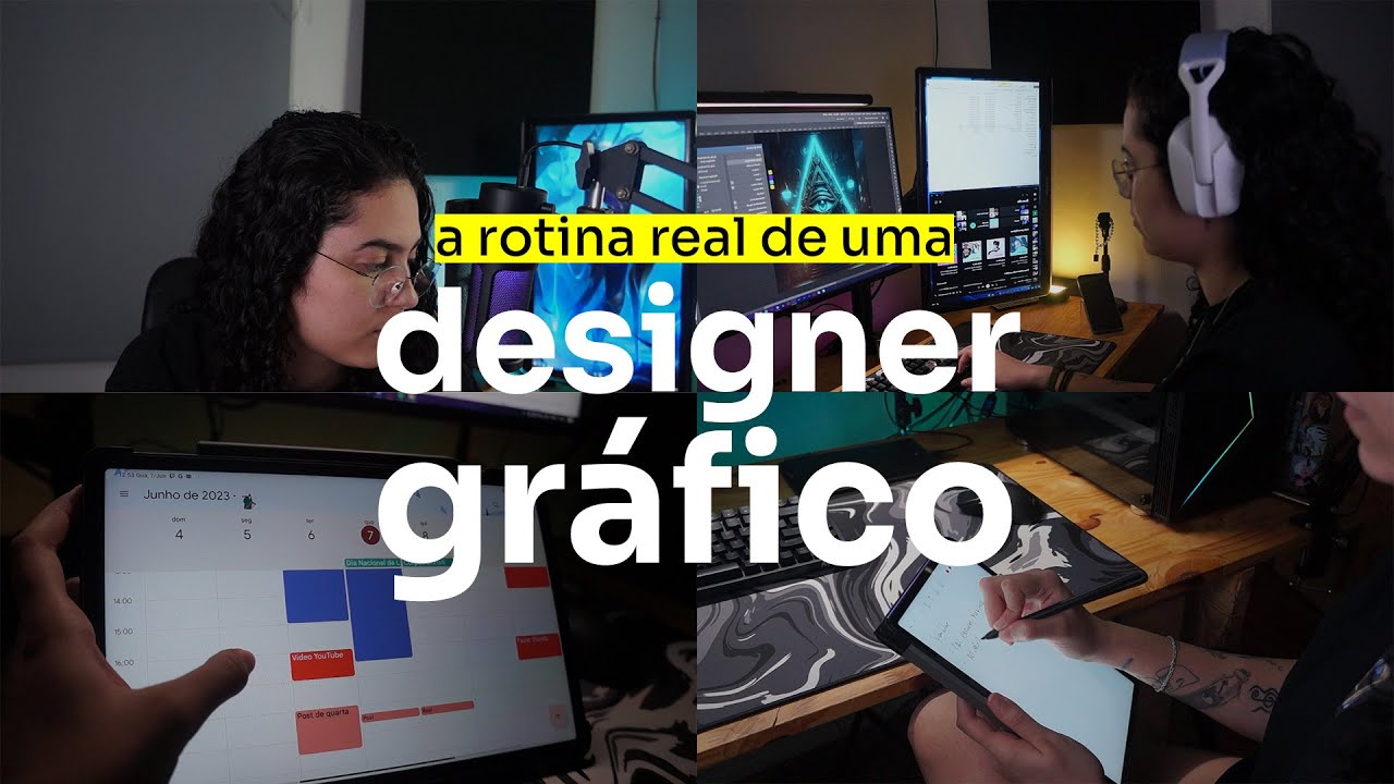 UM DIA DA MINHA ROTINA COMO DESIGNER FREELANCER