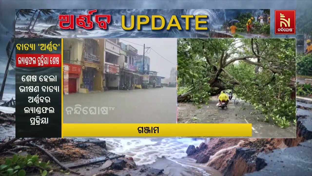 Ganjam News: Fallen Trees Disrupt Traffic Amid Heavy Rain in Chhatrapur |