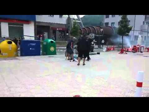 Incidentes en Ganzábal U.P. Langreo 1-0 A.D. Mérida