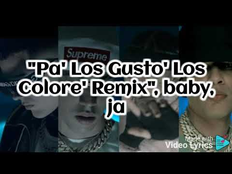 Pa Los Gustos Los Colores (Remix) letra Javiielo feat. Brytiago, Khea, Omy De Oro & Nekxum
