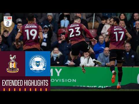 EXTENDED HIGHLIGHTS: Bradford City v Peterborough United