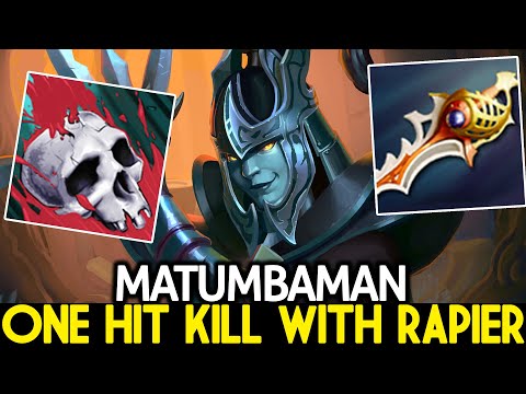 MATUMBAMAN [Phantom Assassin] Superman is Real One Hit One Kill with Rapier Dota 2