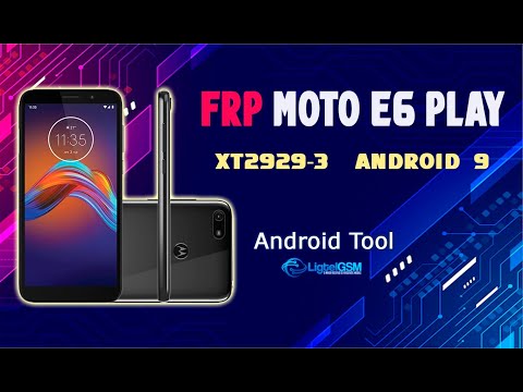 FRP MOTO E6 PLAY XT2929-3 Android 9