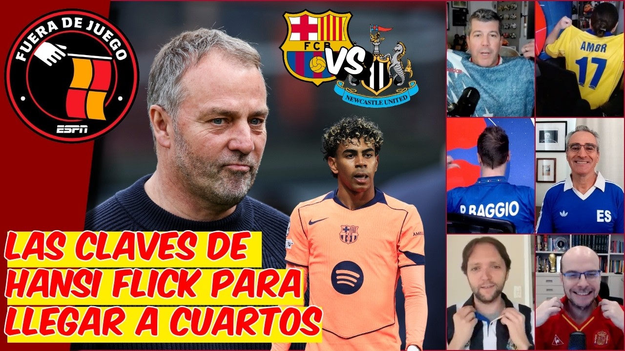 BARCELONA y el PLAN de HANSI FLICK para pasar a CUARTOS de CHAMPIONS LEAGUE | Fuera de Juego