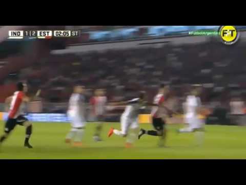 Gol de Aguirregaray - Independiente 1 - 2 Estudiantes - Torneo de Argentina 2017