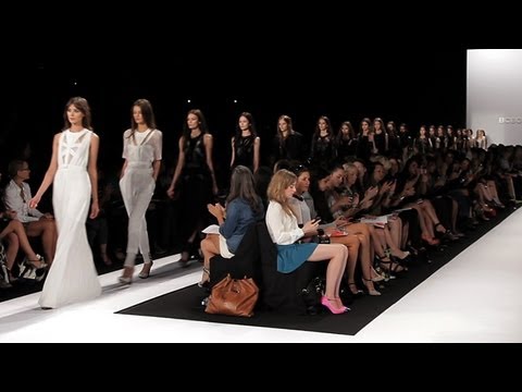 BCBG MAX AZRIA -- NEW YORK -- SPRING / SUMMER 2013 FASHION SHOW VIDEO