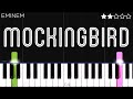 Eminem - Mockingbird | EASY Piano Tutorial