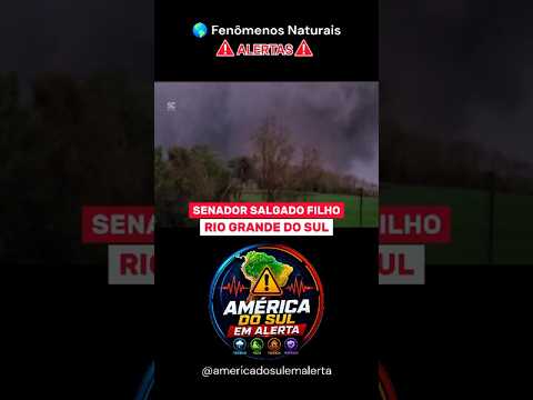 🌪️ A força da natureza impressiona. #tempestades #chuvas #tornado
