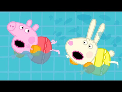 Peppa Pig Official Channel | Peppa Pig Goes Swimming with Rebecca Rabbit