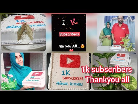 1k celebration video//1000 subscribers thankuuu All ma supporters