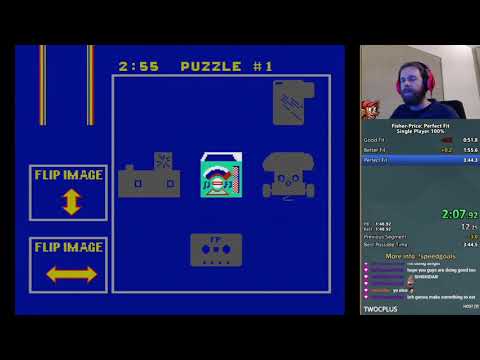 Fisher-Price: Perfect Fit (NES) - Single Player 100% - 3:38.967