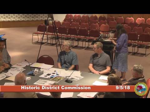 Historic District Commission 9.5.18