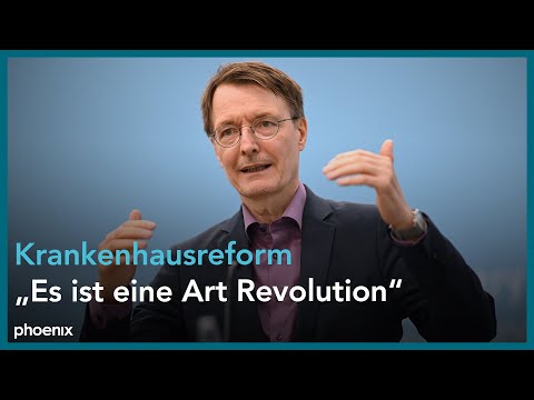 Krankenhausreform: Pressekonferenz mit Karl Lauterbach