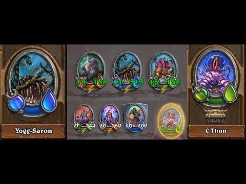 Hearthstone Söldnermodus #185 Yogg-Saron und C'Thun heroisch