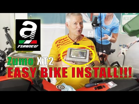 Aprilia Tuareg 660 GPS Install - Easiest Way to Connect Garmin Zumo XT2 with Switched Power