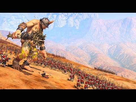 78 GIANTS vs 12.000 PEASANTS - Total War WARHAMMER 3