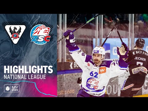 Fribourg vs. ZSC Lions 2:3 n.V. - Highlights Playoff, National League