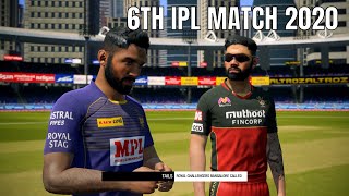 Kolkata Knight Riders vs Royal Challengers Bangalore 6TH IPL MATCH - Cricket 19 Gameplay 1080P 60FPS