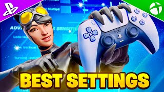 NEW BEST Controller Settings &amp; Sensitivity in Season 4 (Fortnite Tutorial)