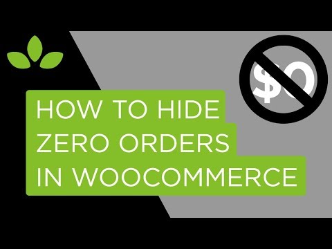 How to Hide Free or Zero orders in WooCommerce