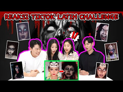 [Reaction] Orang Korea Shock!! Lihat LATHI CHALLENGE 😱😱🩸 TikTok INDONESIA l Weird Genius - Lathi