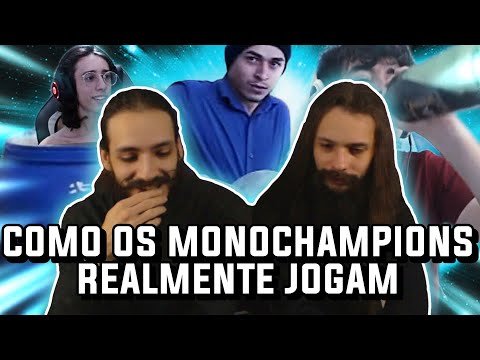 REAGINDO A COMO OS MONOCHAMPIONS REALMENTE JOGAM LEAGUE OF LEGENDS - OS CARAS SÃO MUITO BONS!!!