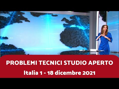 *ERRORE* Studio Aperto - Problemi tecnici durante collegamento | 18/12/2021