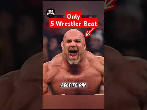 Only five wrestlers have been able to pin Goldberg cleanly in #wwe #wweraw