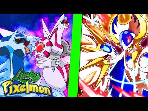 Minecraft Lucky Pixelmon - DIALGA E PALKIA vs LUNALA E SOLGALEO ! A MELHOR DUPLA DE LENDÁRIOS !!