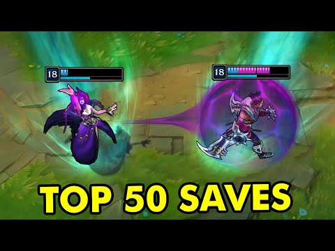 TOP 50 MEMORABLE SAVES EVER IN LEAGUE OF LEGENDS!