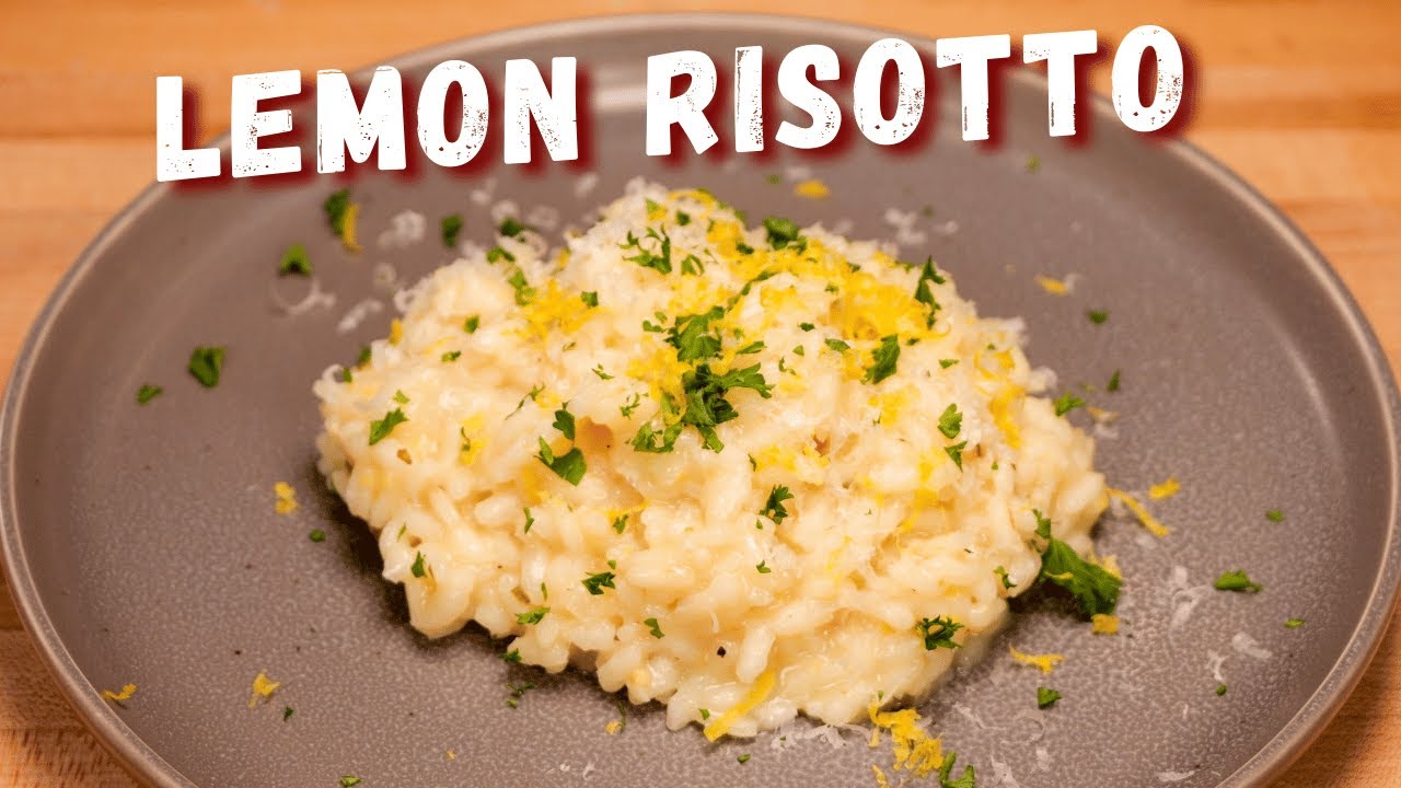 TASTY and EASY 30 Minute Lemon Risotto
