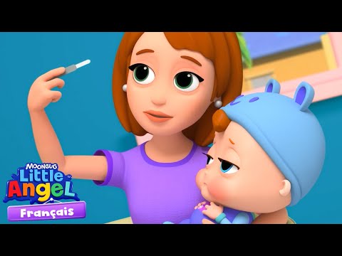 Bébé Est Malade | Comptines avec Bébé Louis | Little Angel Français