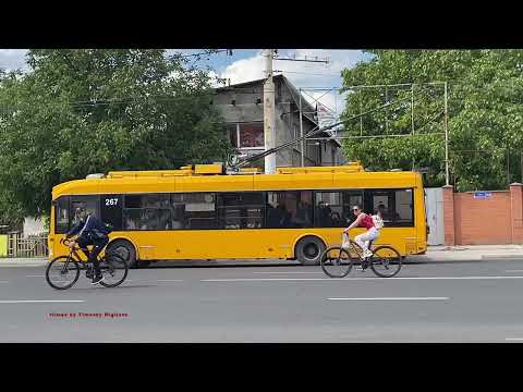 ☭ ☭ Trolleybuses in the Country that Doesn't Exist (Tiraspol, Transnistria) Тираспольский троллейбус