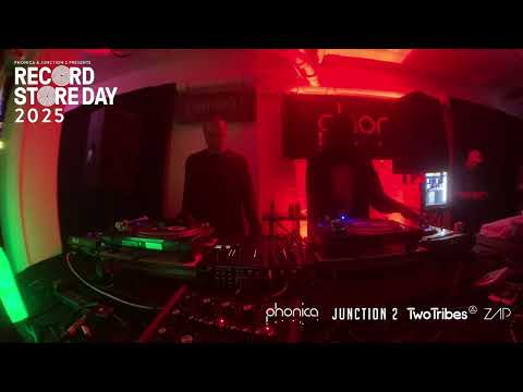 Roman Flügel and Tim Reaper at Record Store Day 2025