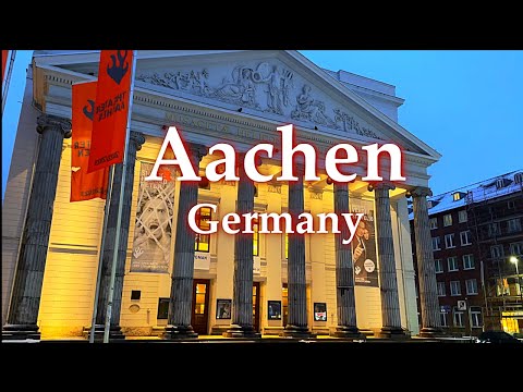 Aachen Germany  walking tour  😃virtual tour