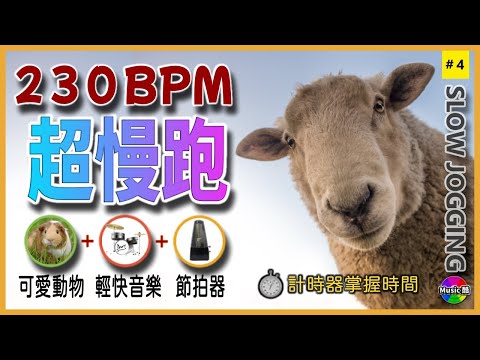 4.【🔥30分鐘超慢跑230 bpm音樂】【節拍器超慢跑】 簡單的居家運動