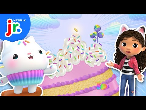 Cakey's Sweet Treat Wish 🧁✨ Gabby's Dollhouse | Netflix Jr