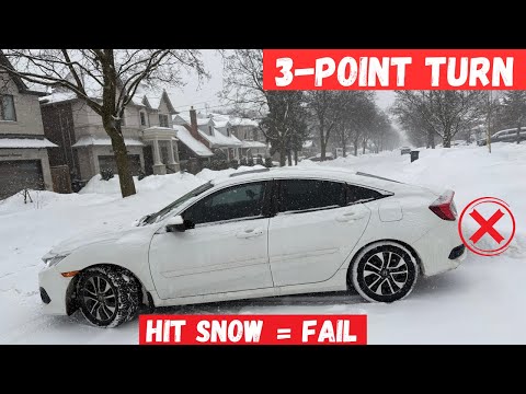 Driving Test 2026: 3-Point Turn Mistakes That Can Make You FAIL in Snow ❌