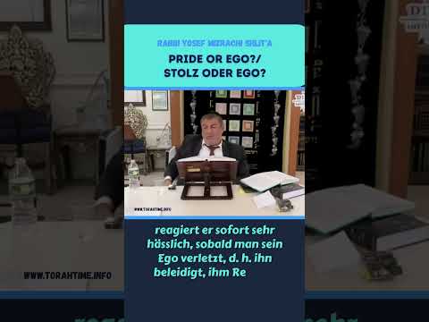 Are you pride?/Bist du stolz?👑 #rabbimizrachi #torah #hashem #short