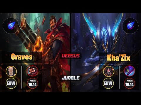 MagiFelix GRAVES (Jungle) [Phase Rush] VS KHA'ZIX - Grandmaster EUW Patch 10.14