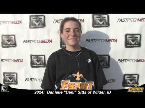 2024 Danielle "Dani" Sitts Pitcher Softball Skills Video - Esprit Fastpitch