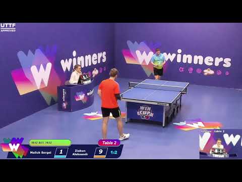 WINners CUP table 2  04.02  Maliuk Sergei - Ziakun Aleksandr  19:30
