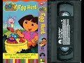 Opening To Dora The Explorer Egg Hunt Canadian VHS 2004